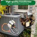46-24124-06 HVAC Transformer Replacement for Rheem Furnace Parts, 40 VA 120/24V Channel 2 Hole Mount, 4011F-5 HVAC Furnace Transformer