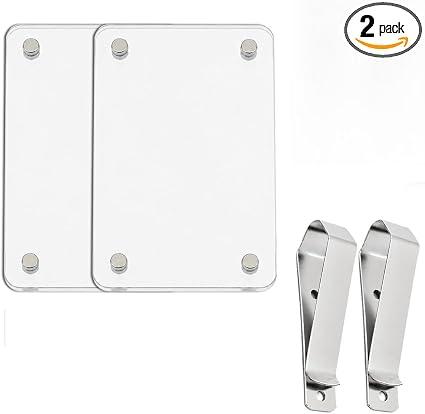 2 Pack Car Picture Holder and Visor Photo Clip, Car Accessories
Acrylic Magnetic Car Photo Holder with Positive Stickers, Easy Install Universal Fit, Personalized Gift for Family Photos