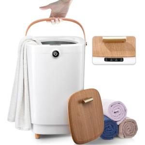 Towel Warmers for Bathroom BucketLuxury Large Spa Towel Hot Warmer Bucket Style-Hot Towels in 10 Minutes-Fits Up to Two Oversized Towels - Bathrobe, Towel, Blanket-Yellow