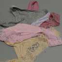 UWOCEKA Cotton Thongs - Thongs for Women Pack, Cute Underwear Sexy Panties for Lady (Medium, 918a-6)