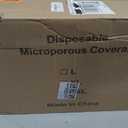Disposable Hazmat Suit with Mask & Booties - Waterproof Coveralls for Men Women, Full Body Protection Tyvek Suit, 2XL
