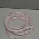 Newtay 2 Pcs 3/8'' x 73'' Long Clear Vinyl L-Type Seal Strip with Pre-Applied Self Adhesive Threshold Water Dam Barrier Bathroom Glass Shower Door Seal Strip for Gap Frameless Shower Door