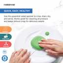 Farberware Easy to use pro Pump Spinner with Bowl, Colander and Built in draining System for Fresh, Crisp, Clean Salad and Produce, 6.6 quart, Green