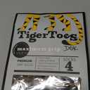 DOK TigerToes Premium Non-Slip Dog Socks for Hardwood Floors - Extra-Thick Grip that Works Even When Twisted - Prevents Licking, Slipping, and Great for Dog Paw Protection (Cool Caramel, Large)