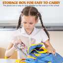 Sensory Fidget Toys for Kids Toddler Boys ,Sensory Activity Board for Stress Anxiety Autistic ADHD, Calm Down Travel Airplane Essentials Toys for 3+ Year Old, Stuffers Gifts for Teen Girl