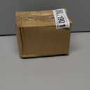 PATIKIL Vintage Wood Perpetual Calendar, Flip Calendar Turn Page Month Date Display for Desk Office Home Decoration Style 1, Golden (6.3"W x 4.5"H)