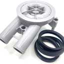RB150003 Washer Drain Pump & Belt Kit Compatible with Alliance Speed Queen, RB150003 Belt & Pump Model M/N 8/Post, Replaces 201566P 27001036 205217P 36863 201566 38174