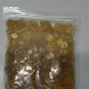 1 Lb (460 g) Yellow Agate Stones Decorative Rocks Irregular Gemstone Natural Crystal Pebbles Crushed Quartz Pieces for Jewelry Making/Handwork Craft/Home Decoration