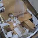 Arulvmrn Vanity Desk with 29.53" HD Lighted Mirror, 47.24" Big Modern Vanity Desk with Mirror and Lights, Makeup Vanity with 5 Drawers and Storage Shelves and Charging Station, Oak2