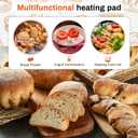 Sourdough Heating Mat Dough Proofing Box Fahrenheit, 59F - 140F Adjustable Dough Rising Heating Mat, Heated Bread Mat for Sourdough,Bread Warmer Mat with Sourdough Starter Warmer