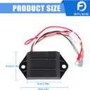 WFLNHB Ignition Coil AC CDI Ignitor Replacement for EZGO Gas 4 Cycle Golf Cart 1996-1998 72562-G01 26652-G01