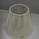 Aspen Creative 58882 Transitional Empire Shape Uno Construction Lamp Shade, Eggshell, 6" Top x 12" Bottom x 9" Slant Height (Eggshell)