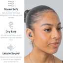 Swimming Ear Plugs Waterproof Silicone  Comfy Reusable Ear Plugs for Swimming (Cool Atlantic)