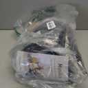 MiniArk Small Basket for Organizing | Cube Shelf Closet Storage Baskets | 9.7×9.7×7.1” | Woven Rope Gift Basket | Nursery | Round 3 Packs Black