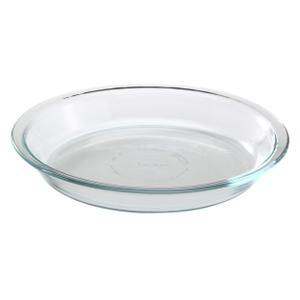 Pyrex Glass Bakeware Pie Plate 9" x 1.2" - Clear - Original Genuine Pyrex - Made in the USA