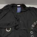 ellazhu Women's Black Short Sleeve Casual Mesh Tunic T-Shirt Dress GY2271
