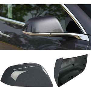 Jaronx Compatible with Tesla Model 3 Mirror Caps Side Mirror Replacement 2017 2018 2019 2020 2021 2022 2023 2024 2025, Right Side Rear View Cover Cap for Tesla Model 3 Accessories (Grey)