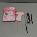 Stitch Gun for Clothes, Handheld Stitch Gun Quick Clothing Fixer, Portable Tagging Gun for Home & Retail Use, Includes 6 Needles,1000 Black & 1000 White Fasteners (Pink,1pcs+2000tag)