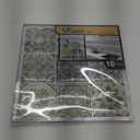 Peel and Stick Backsplash Tile Stickers, Gray Talavera Mexican Tiles (10 Sheets) (Grey)