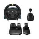 DOYO 1080 Sim Racing Wheel with Pedals and H-Shifter, Dual Vibration Adjustable Sensitivity Gaming Steering Wheel for PC Driving Simulator