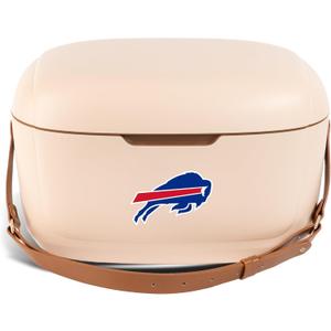 The Memory Company Officially Licensed Team Logo Soft Sided Cooler, Buffalo Bills Pink 12 Liters