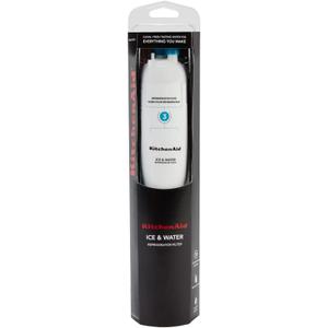 KitchenAid Refrigerator Ice and Water Filter 3 - KAD3RXD1, Single-Pack, Aqua