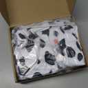 101 Dalmatian Costumes Kids, Girls Shirt Tutu Outfit Ears Headband Socks Accessories for 101st Day Of School (Small(5-7yr))