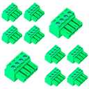 10 PCS 3.81mm Pitch Green Phoenix Type Connector 4 Pin PCB Screw Terminal Block
