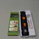 Whisper Quiet Dog Nail Grinder with 4 LED Lights, Safe & Stress-Free for Sensitive Dogs Cats of All Breeds & Sizes, 3 Grinding Bits, 3-Speed, Pet Nail Trimmers, Rechargeable Painless Grooming Kit (Black)