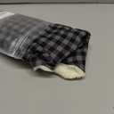 Fleece Lining Dog Hoodie for Small Dogs Extra Warm Plaid Sweater with Drawstring Hooded Coats in Winter Puppy Jacket,Black S (Small (Pack of 1))