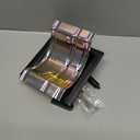 Matte Black Recessed Toilet Paper Holder for Large Rolls, Pivoting Black Toilet Paper Holder Wall Mount Stainless Steel, in Wall Toilet Paper Holders Black, Bathroom Toilet Paper Wall Holder