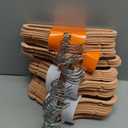 Amazon Basics Kids Space Saving Velvet Non-Slip Clothes Hangers with Shoulder Notches for Infant and Toddler, 11.6", Blush, 50-Pack