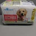 Paw Inspired 20ct Disposable Dog Diapers | Female Dog Diapers Ultra Protection | Diapers for Dogs in Heat, Excitable Urination, or Incontinence (X-Large)