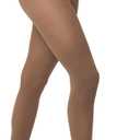 HUE Womens Opaque Sheer to Waist Tights 40 Denier Soft High Waist Pantyhose (2, Cocoa)
