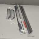 Car Door Sill Scuff Protector Accessories for Mazda 3 2015-2024, Door Entry Guard Plate Trim Cover, Auto Interior Accessory Kick Panels 4pcs Set (Silver)