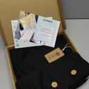 Radia Smart EMF Poncho Blanket, 5G, Wearable Faraday Blanket, RF Shielding, WiFi Blocker, EMF Clothing 28" x 72", Black/Grey