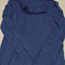 Ouruikia Men's Lightweight Thermal Shirts Modal Base Layer Turtleneck Long Sleeve Pullover Tops, Large 