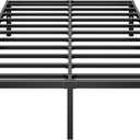 HLIPHA Metal Platform Bed Frame 12 Inch Tall,No Box Spring Needed,Full Size Bed with Heavy Duty Strong Support Slats,Easy to Assemble,Black