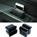 New Upgrade 4PK Armrest Container Door Storage Organizer Box Tray Handle Compatible with VW Volkswagen Atlas 2018-2022 Atlas Cross Sport (2 Front & 2 Rear)