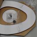 Bemis 1500EC 390 Lift-Off Wood Elongated Toilet Seat, Cotton White (Pack of 1)