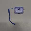 Halunbaby for AirPods Pro 2nd Generation Clear Case Cover with Secure Lock Clip Full Drop Protection,High-Transparent Soft TPU Material and Equiped with Cleaner Kit (Blue)