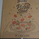 Pizza Steel XL 16"x13.4" Heavy-Duty Baking Steel for Oven & Grill, Pizza Stone Alternative for Crispy Crust, Faster Heat Transfer, Professional Pizza Baking Sheet