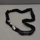 NDakter Bike Lock, 5 Digit Combination Heavy Duty Anti Theft Bicycle Chain Lock, 2.62/3.2/4.27/5/6Ft Long, High Security Resettable, Suitable for Bike, Scooter, Door, Gate, Fence-4/6mm Thick (Black)