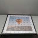 24x24 Picture Frame Set of 2 Black with 20x20 Mat, Display Photo 20x20 with Mat or 24 x 24 Without Mat, Wall Hanging Large 24x24 Poster Frame with Shatter Resistant Plexiglass, 2 Pack, Black