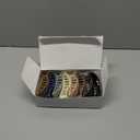 8 Pack Flat Hair Clips for Women  Large Matte Rectangle No-Slip Claw Clips, Strong Hold Square Hair Accessories for Thick & Thin Hair, Lay Flat Design for Work & Daily Styling (Multi-Color)