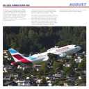 2025 Flight, Modern Commercial Airliners Wall calendar: Plastic Free Packaging