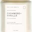 SENSE ISLAND Cashmere Vanilla Scented Candle for Home Scented 50+ Hrs Highly Scented Creamy Vanilla, 100% Natural Soy Candle Gifts for Women Highly Scented House Warming Gifts (Vanilla Cashmere)