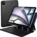 Keyboard Case for iPad Air 11 inch (M3 2025/M2 2024), Magnetic Bluetooth Keyboard for 10.9" iPad Air 5th 4th and iPad Pro 11" 1st/2nd/3rd/4th, Rechargeable Folio with Adjustable Stand