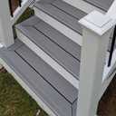 15 x Rubber Bond Stair Edge Protector (Pack of 15) 36x2x1 inch Anti-Slip Stair Corner Trim Rubber Strips - Waterproof Self-Adhesive Staircases for Outdoor & Indoor Uses | Protect Kids & Pets - Grey