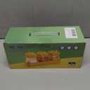 WANYISHUN Condiment Jar Spice Container with Lids and Spoons, Kitchen Spice Pot Set of 3, 11oz Clear Glass Condiment Pot with Tray, Kitchen Salt Pepper Sugar Storage Container Jar (Black, 300ml)